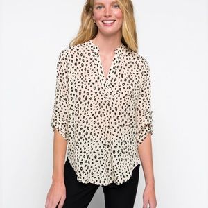 Women’s leopard blouse